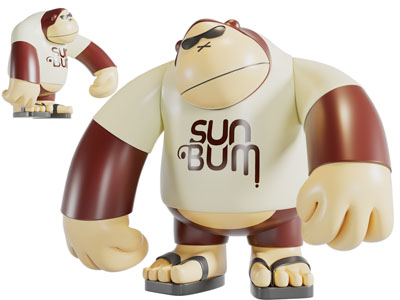 现代猩猩装饰品摆件