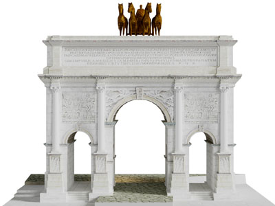 欧式凯旋门、大门3d模型 欧式凯旋门、大门
