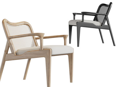 侘寂风休闲椅子