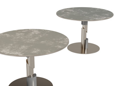 现代圆形茶几3d模型 现代圆形茶几