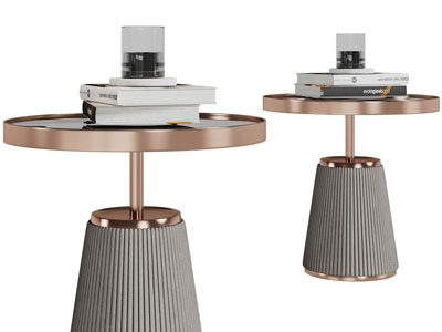 现代轻奢边几角几3d模型 现代轻奢边几角几