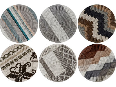 侘寂风圆形地毯3d模型 侘寂风圆形地毯