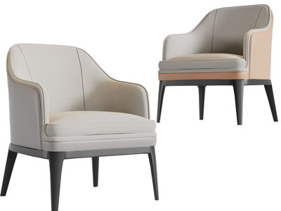 现代休闲沙发椅子3d模型 现代休闲沙发椅子