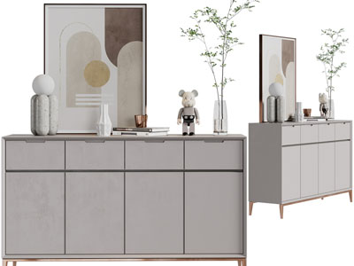 现代玄关柜、边柜