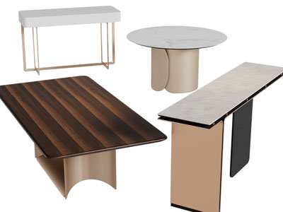 现代茶几3d模型 现代茶几