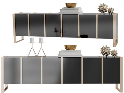 现代轻奢电视柜