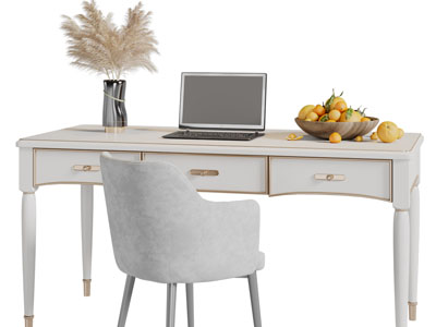 新古典书桌椅组合