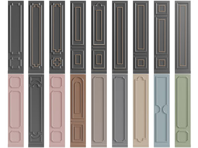 欧式雕花护墙板