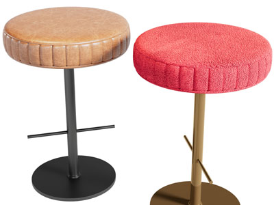 现代圆形吧椅吧凳