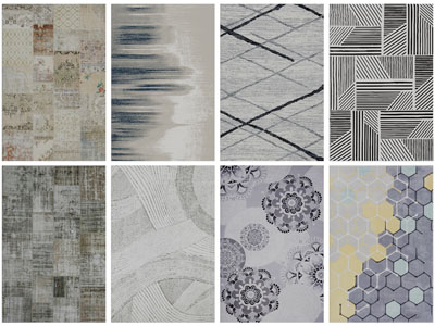 现代长方形地毯3d模型 现代长方形地毯