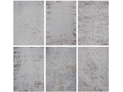 新中式长方形地毯3d模型 新中式长方形地毯