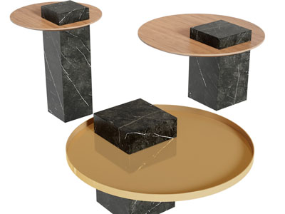 现代茶几3d模型 现代茶几