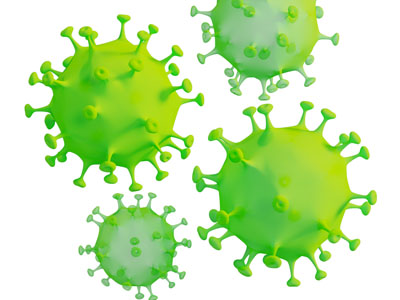 新冠病毒3d模型 新冠病毒