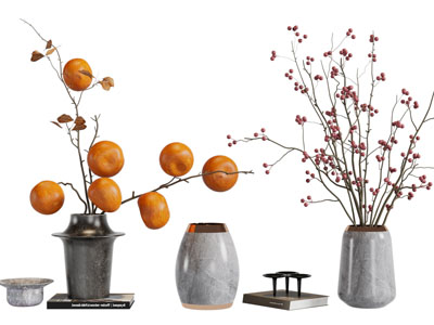 新中式花瓶花卉