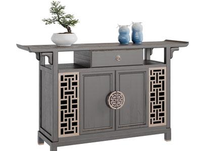 新中式玄关柜、边柜