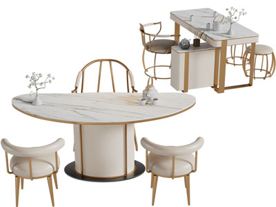 新中式茶桌椅组合