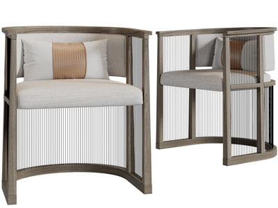 新中式休闲椅子