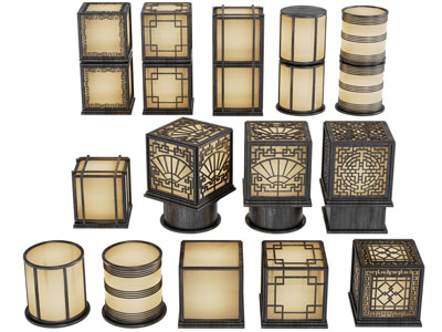 新中式草坪灯、地灯