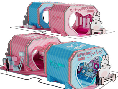 现代儿童游乐场