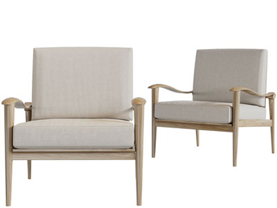 现代实木休闲椅子、扶手椅