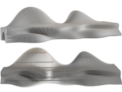 现代异形公共椅子