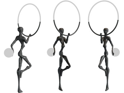 现代雕塑落地灯