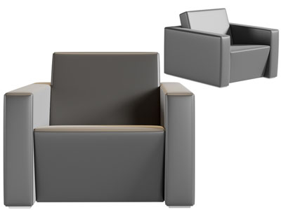 后现代单人沙发