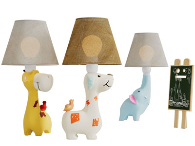 现代儿童卡通动物台灯