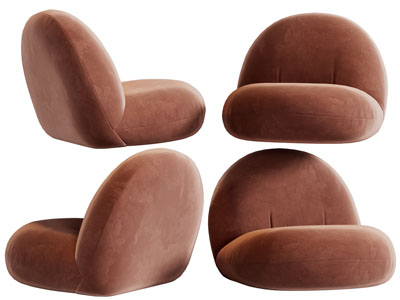 现代单人沙发3d模型 现代单人沙发