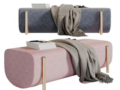 现代轻奢沙发凳