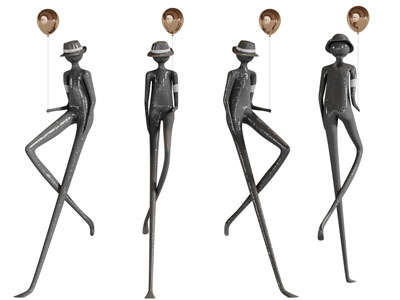 现代雕塑雕刻摆件