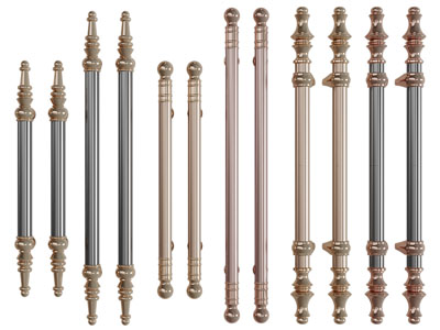 欧式大门拉手3d模型 欧式大门拉手