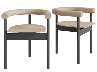 侘寂风休闲椅子