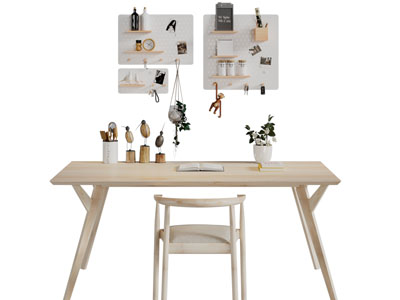 北欧书桌椅组合