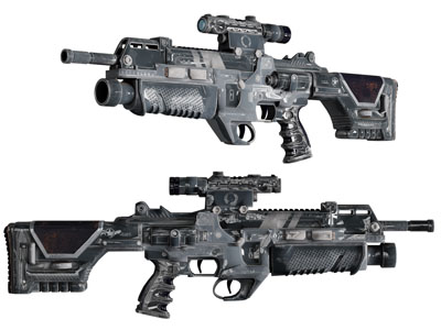现代机关枪3d模型 现代机关枪