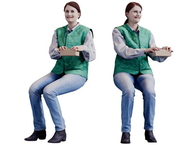 微笑的女人人物