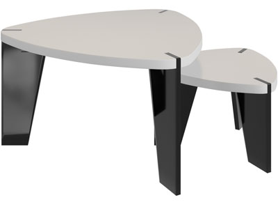 现代茶几3d模型 现代茶几