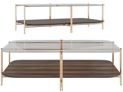 现代轻奢茶几3d模型 现代轻奢茶几