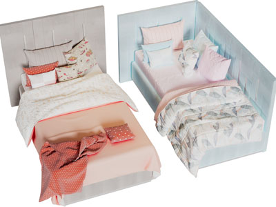 现代儿童单人床