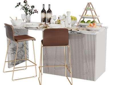 现代轻奢吧台吧椅