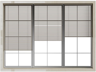 现代百叶窗帘3d模型 现代百叶窗帘