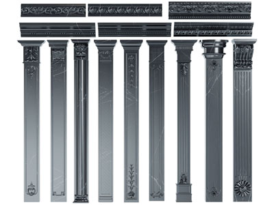 欧式方形罗马柱子