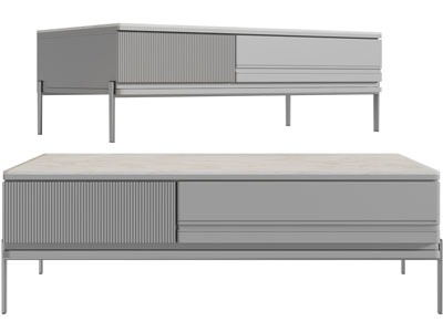 现代茶几3d模型 现代茶几