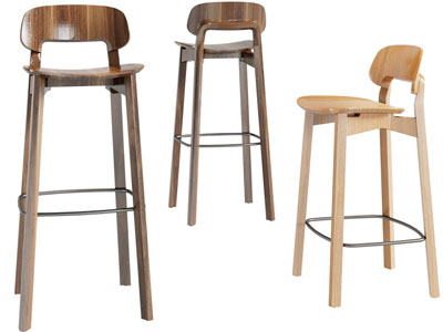 北欧实木吧椅吧凳
