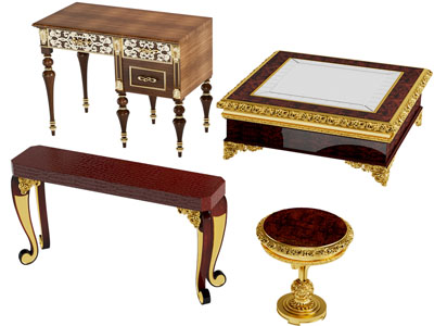 欧式雕花玄关柜、边柜