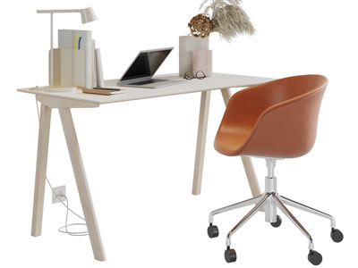 北欧书桌椅组合