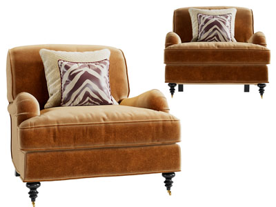 欧式单人沙发