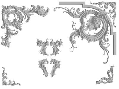 欧式雕花
