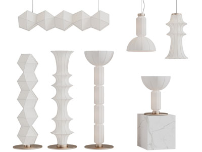 现代轻奢落地灯