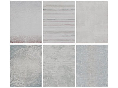 现代长方形地毯3d模型 现代长方形地毯